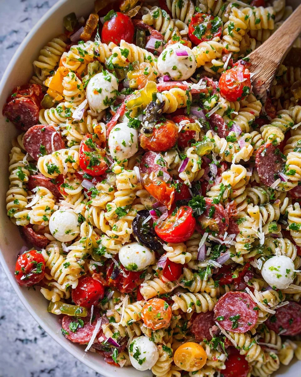 Zesty Italian Pasta Salad
