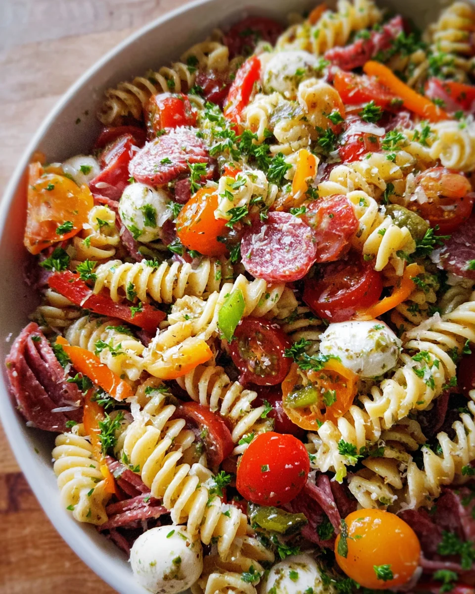 Zesty Italian Pasta Salad 22 Zesty