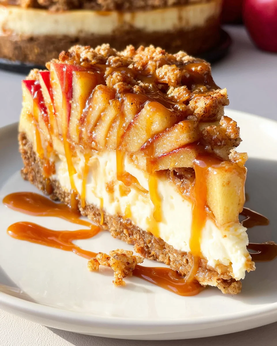 Apple Crisp Cheesecake 35 Apple
