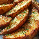 Baked Garlic Parmesan Potato Wedges