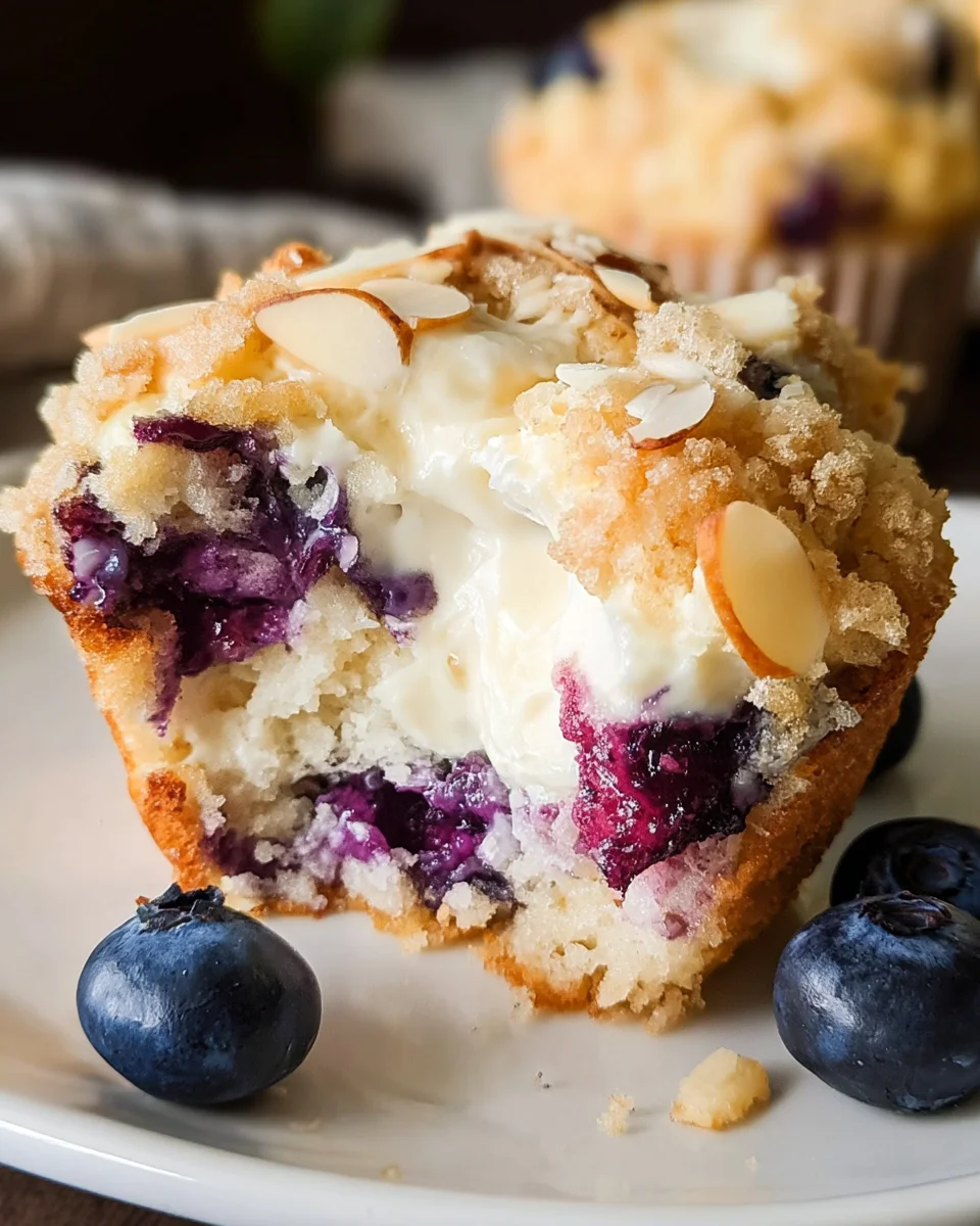 Blueberry Cream Cheese Muffins