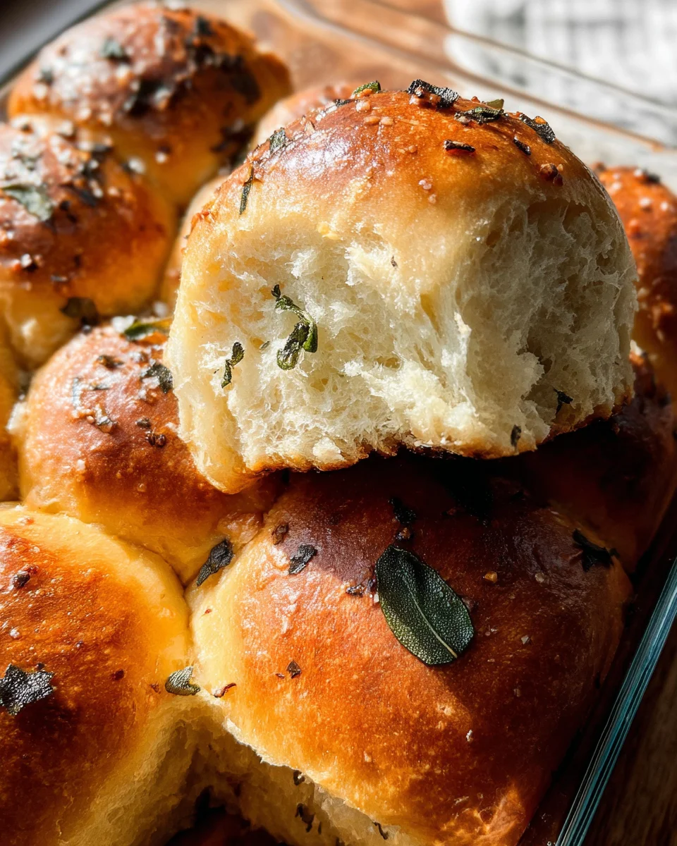 Brown Butter Sage Dinner Rolls 19 Brown