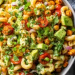 Buffalo Chickpea Pasta Salad