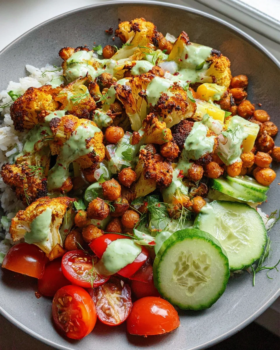 Cauliflower Shawarma Bowls