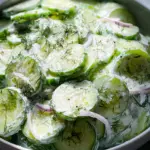 Creamy Cucumber Salad