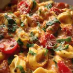 Creamy Tortellini with Tomatoes