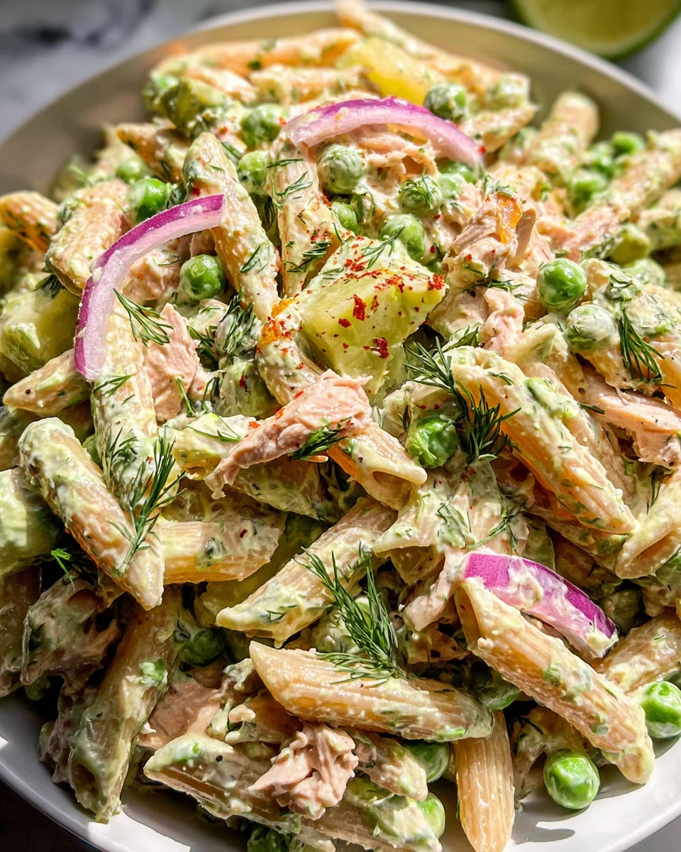 Creamy and Healthy Tuna Pasta Salad