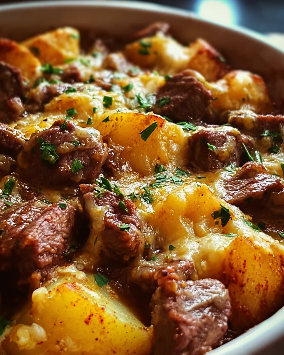 Crockpot Loaded Steak and Potato Bake Recipe 18 Crockpot