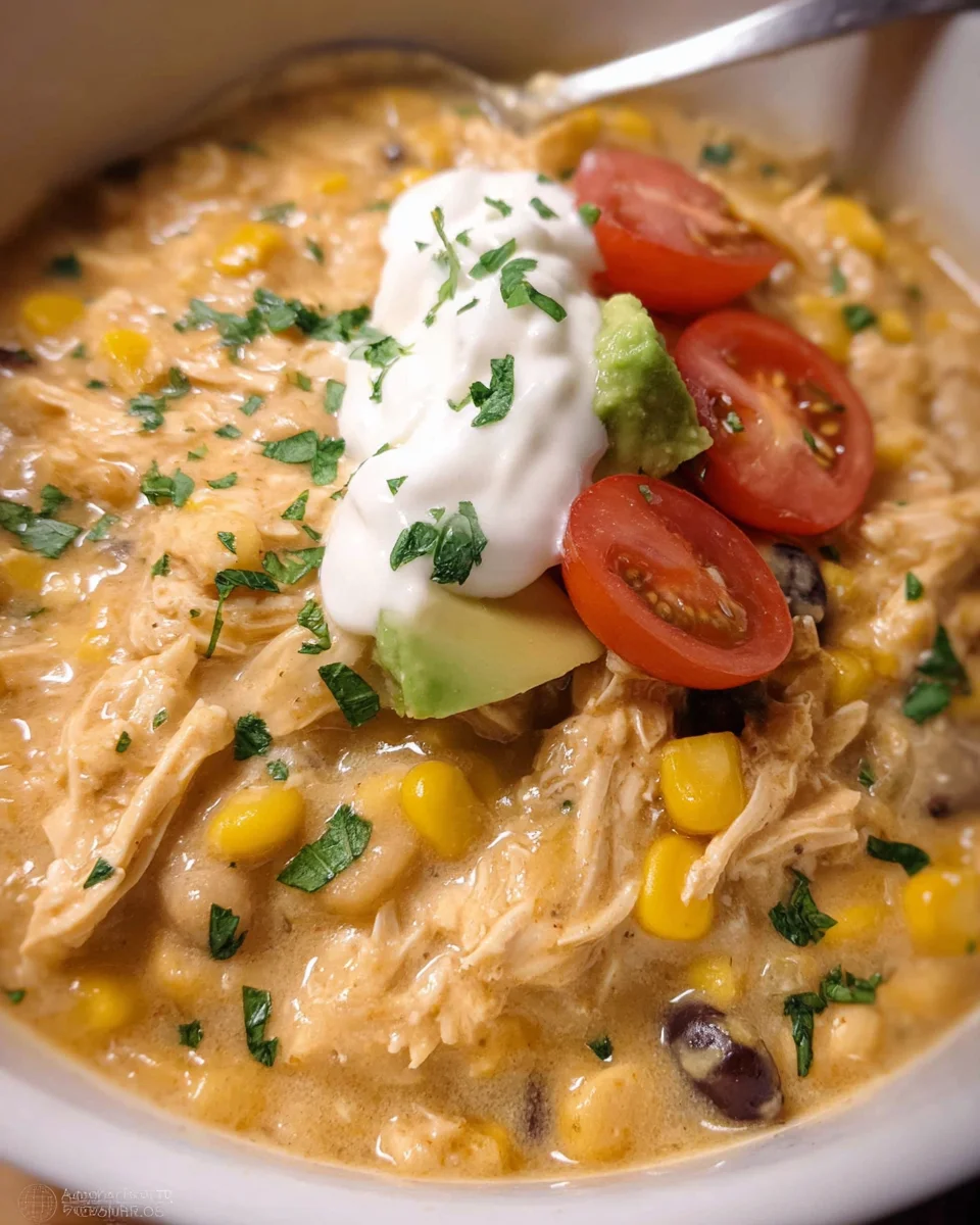 Crockpot White Chicken Chili