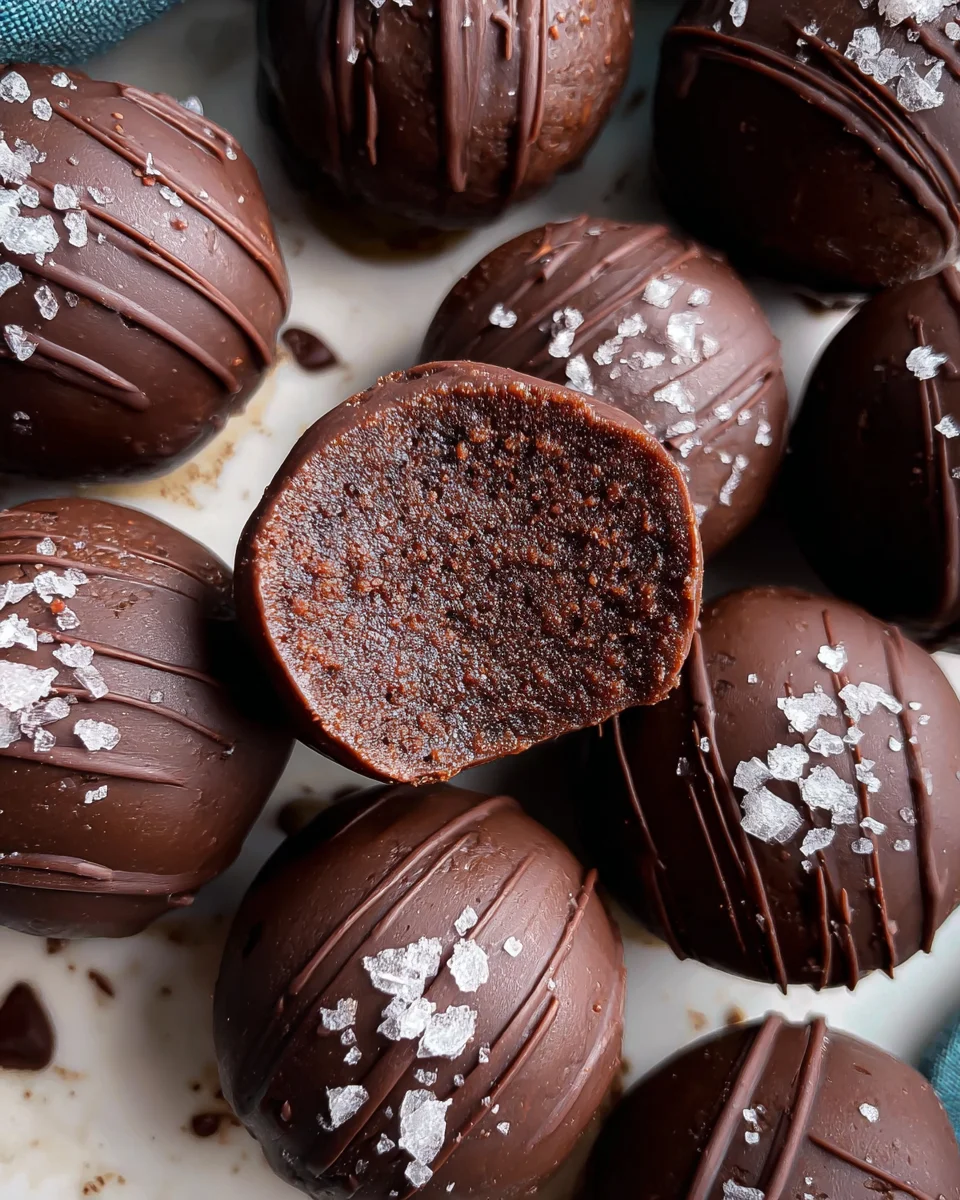 Dark Chocolate Protein Balls (No Bake, Low Carb) 17 Dark