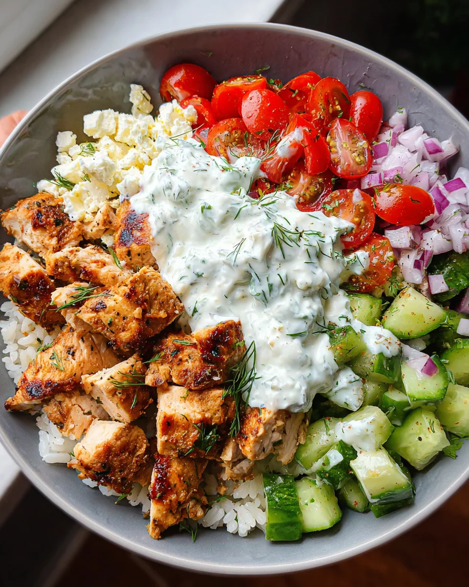 Greek Chicken Bowls 38 Greek Chicken Bowls