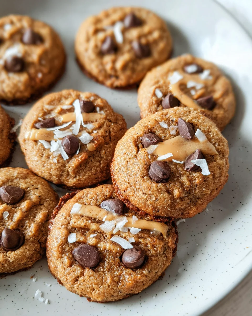 Healthy Peanut Butter Banana Cookies