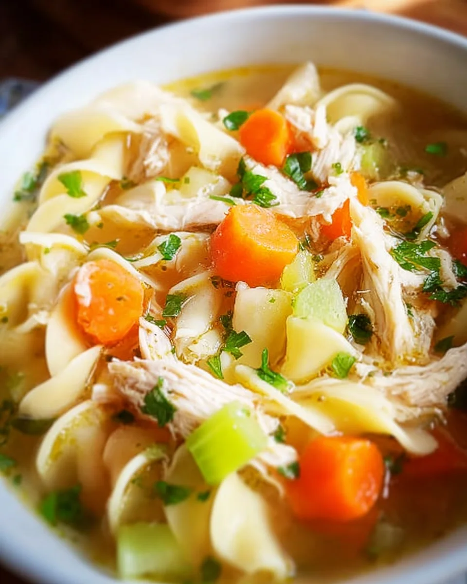 Homemade Chicken Noodle Soup