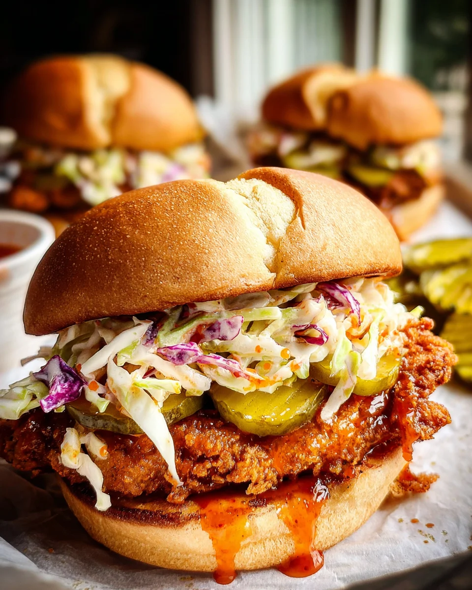 Nashville Hot Chicken Sandwiches 25 Nashville