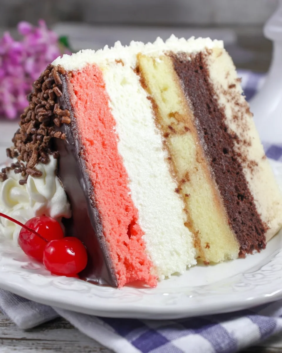 Neapolitan Cake 38 Neapolitan