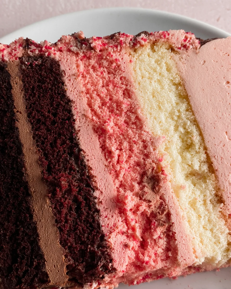 Neapolitan Layer Cake