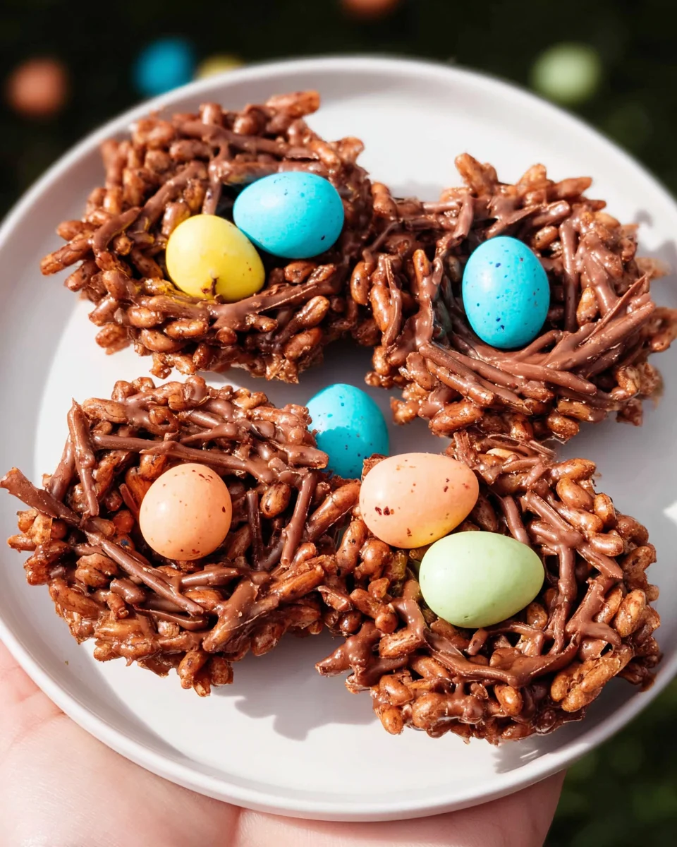 No-Bake Chocolate Bird Nests 16 No-Bake