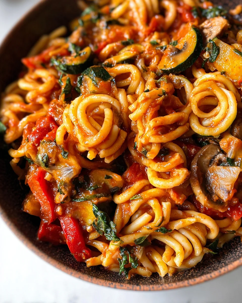 One-Pot Veggie Pasta