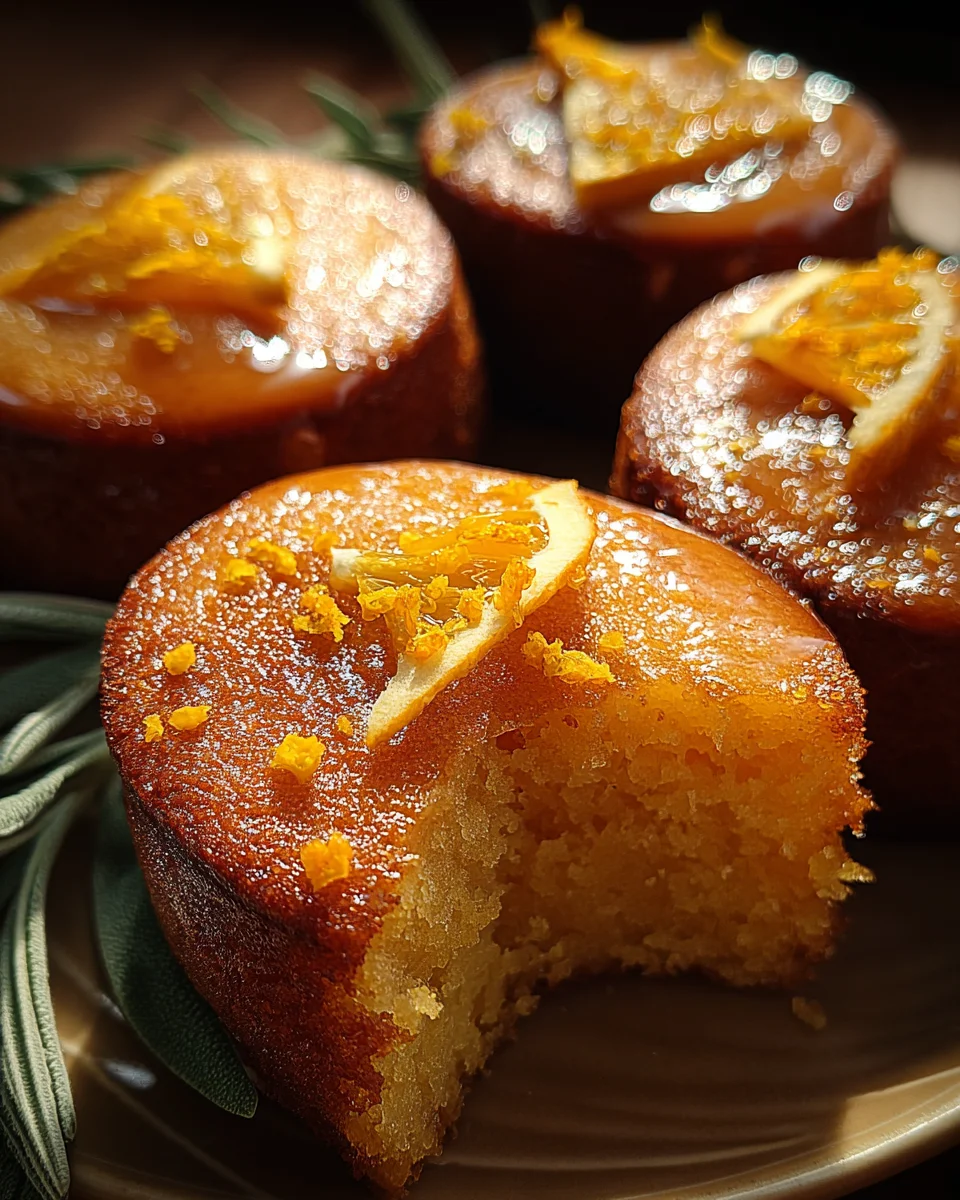 Orange Ginger Honey Cakes 22 Orange