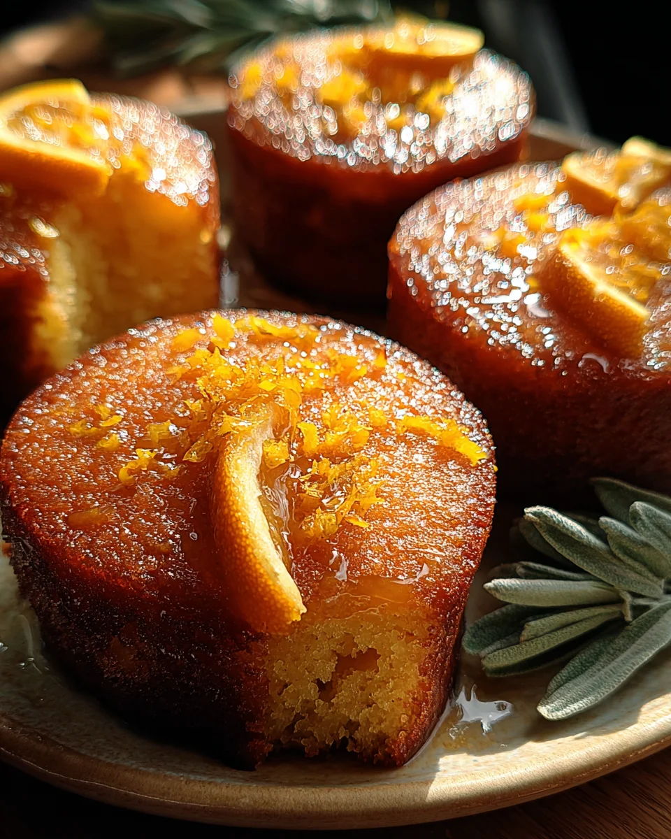 Orange Ginger Honey Cakes 23 Orange