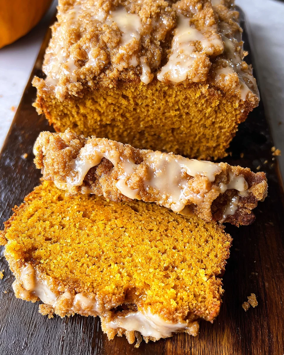 Pumpkin Streusel Bread