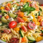 Rainbow Orzo Salad