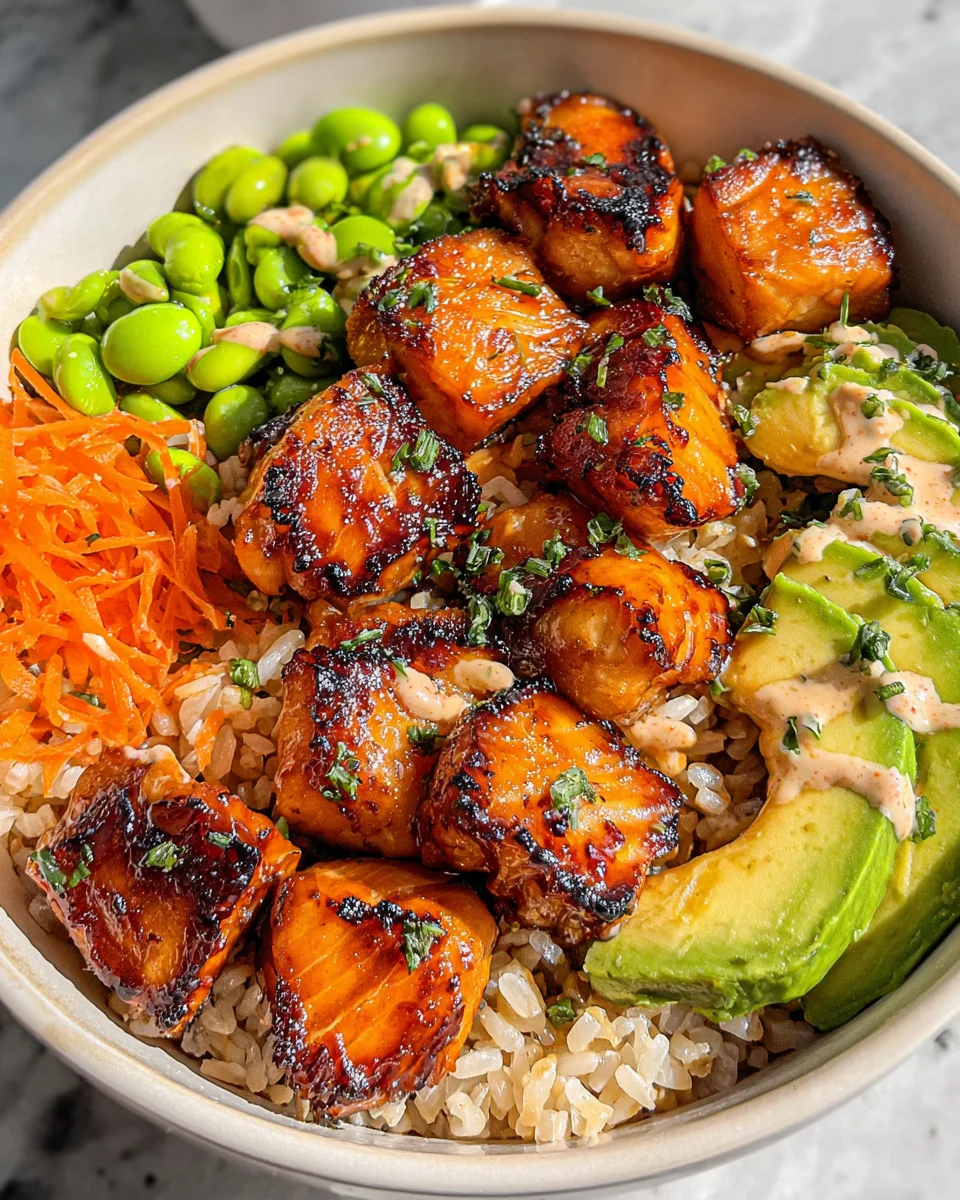 Salmon Teriyaki Bowl 26 Salmon