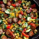 Sausage and Veggies Skillet - 30 Minute, One-Pan Meal