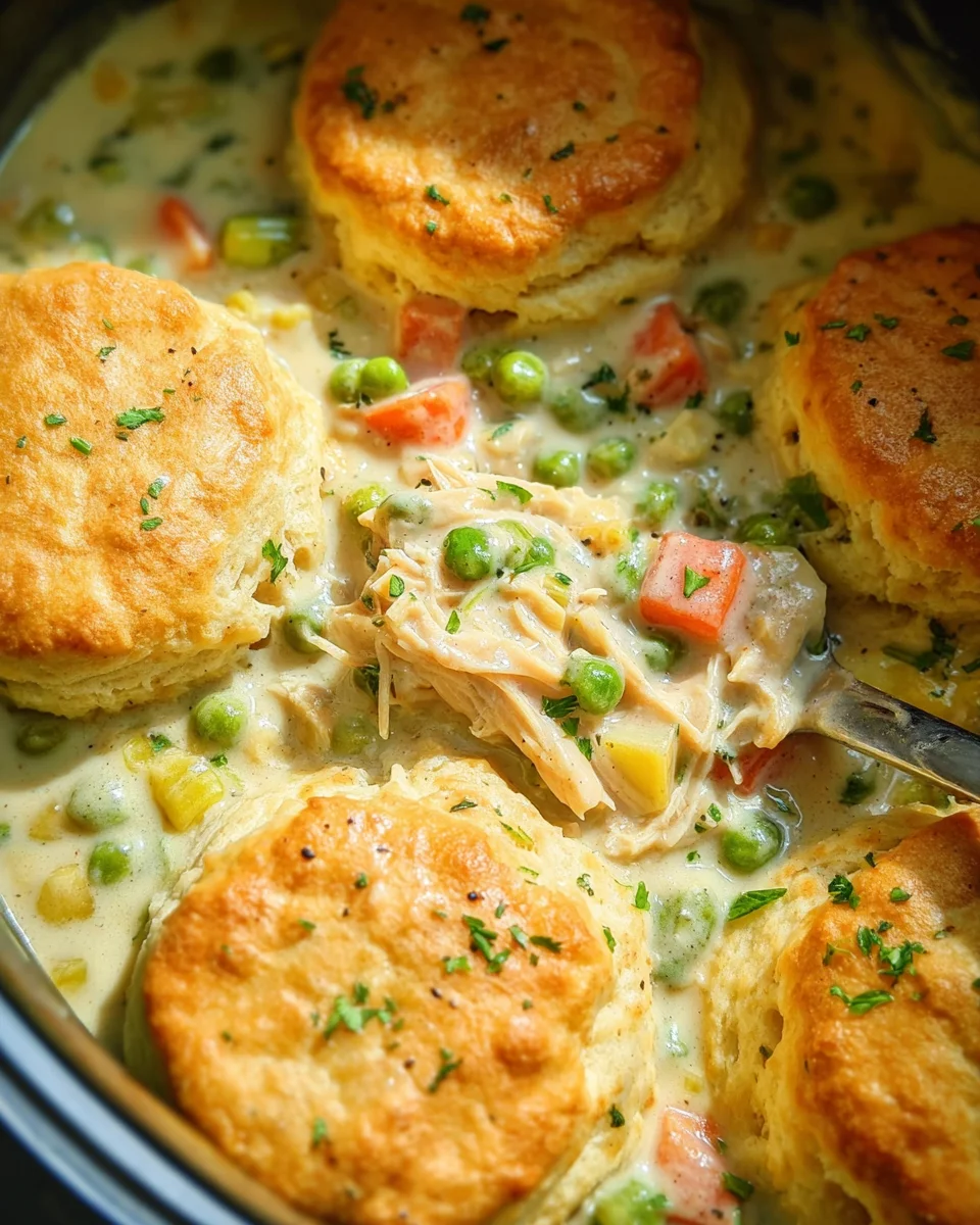 Slow Cooker Chicken Pot Pie