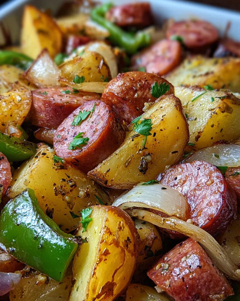 Smoked Sausage and Potato Bake