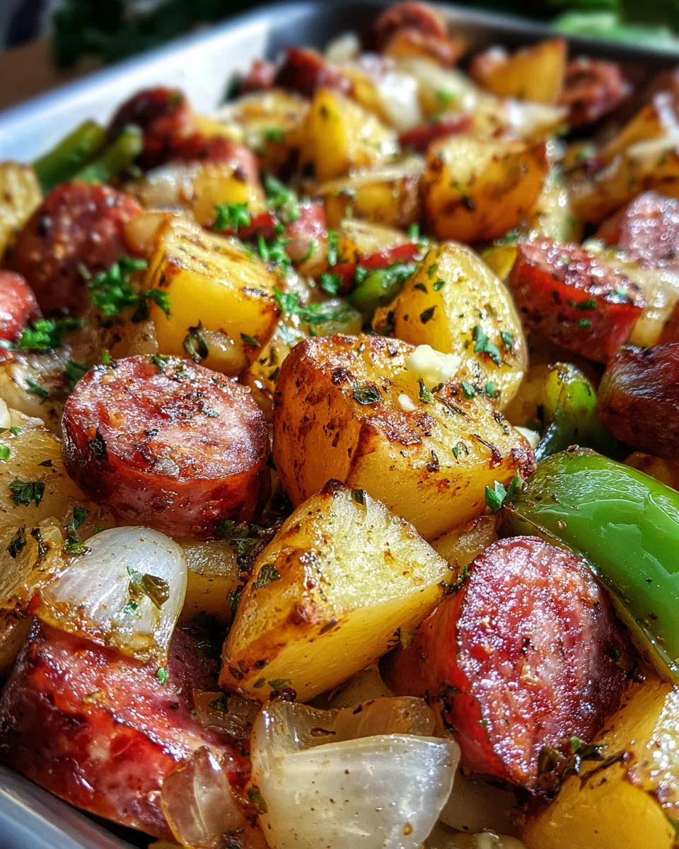 Smoked Sausage and Potato Bake 21 Smoked