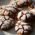 Soft and Spiced Gingerbread Crinkle Cookies