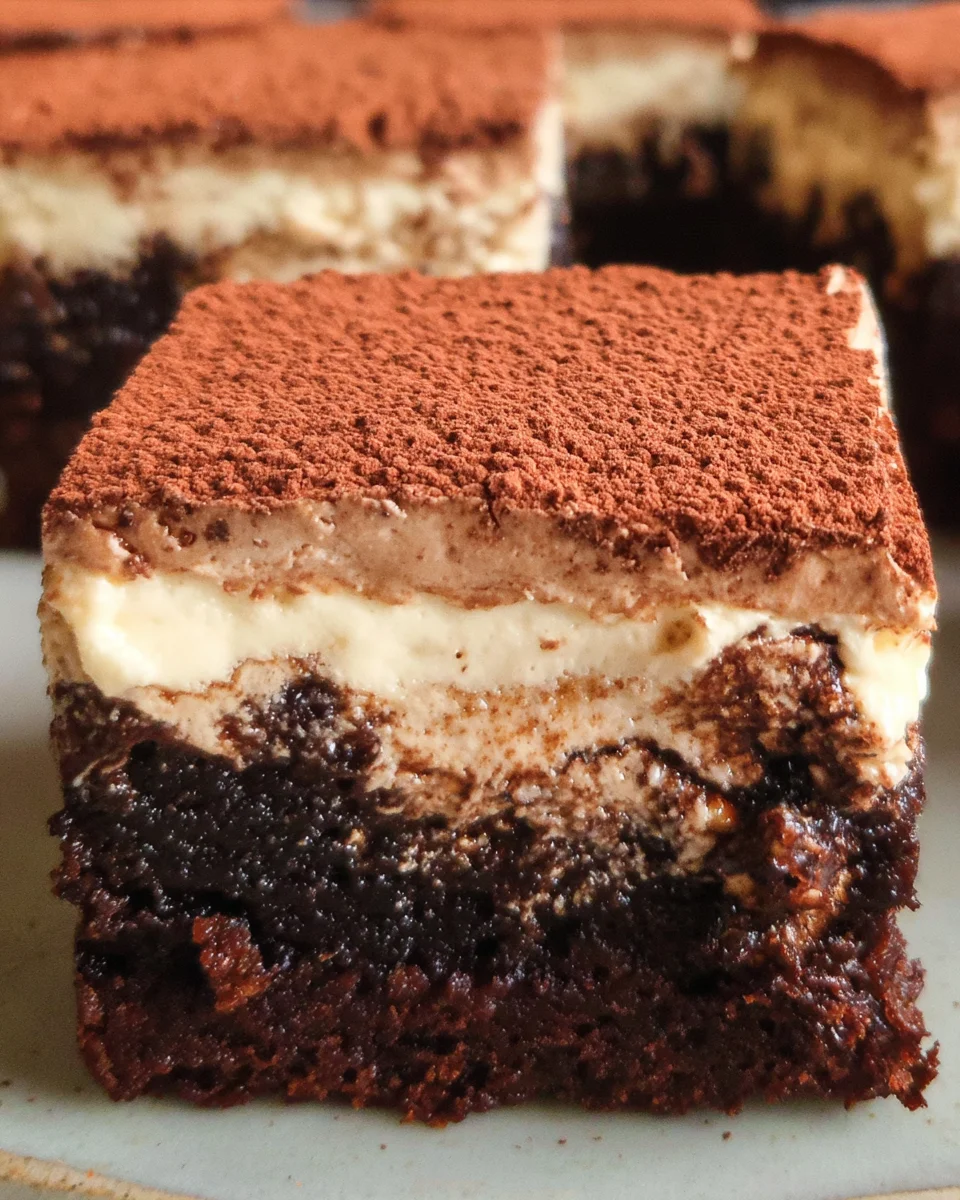 Tiramisu Brownies 29 Tiramisu
