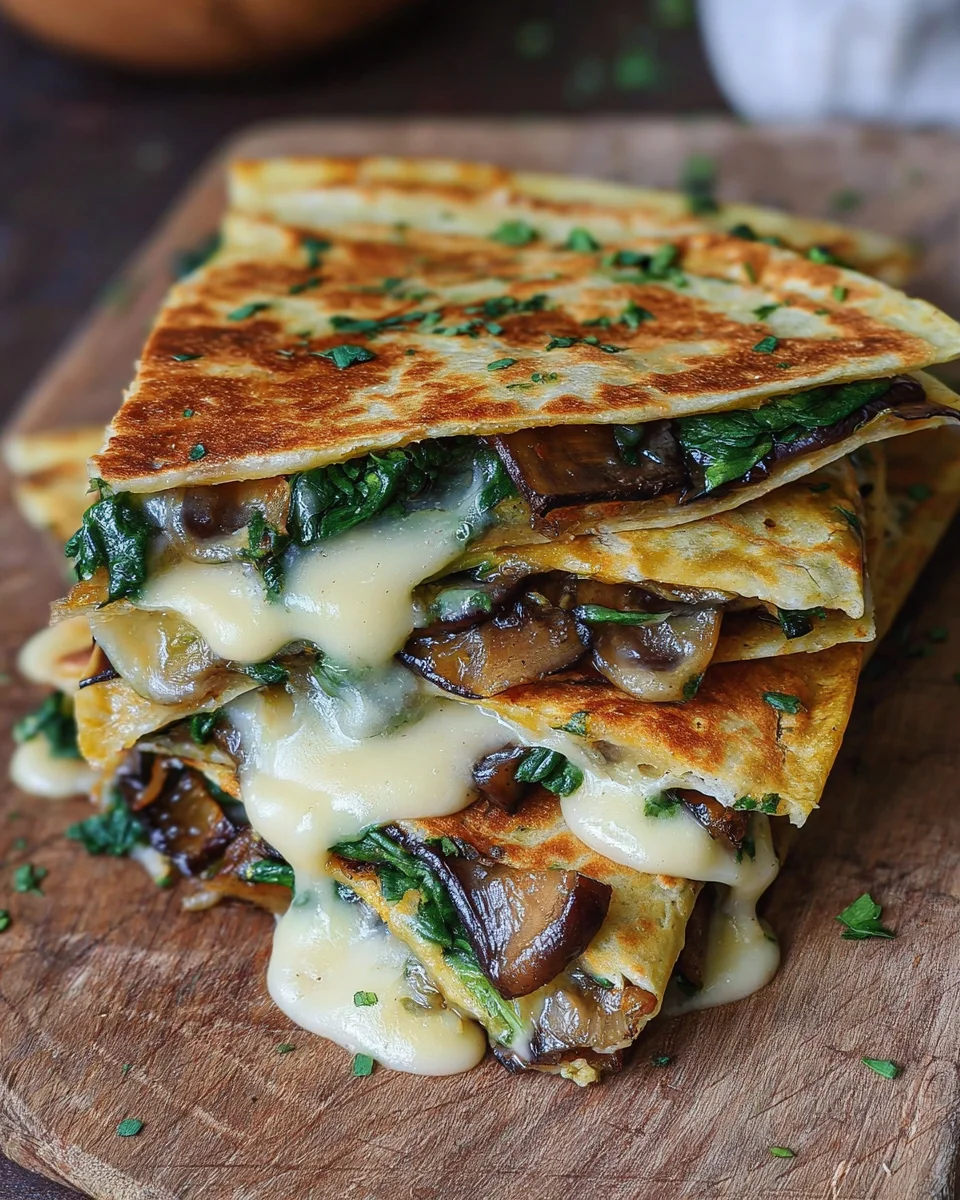 Vegan Spinach Quesadillas 18 Vegan