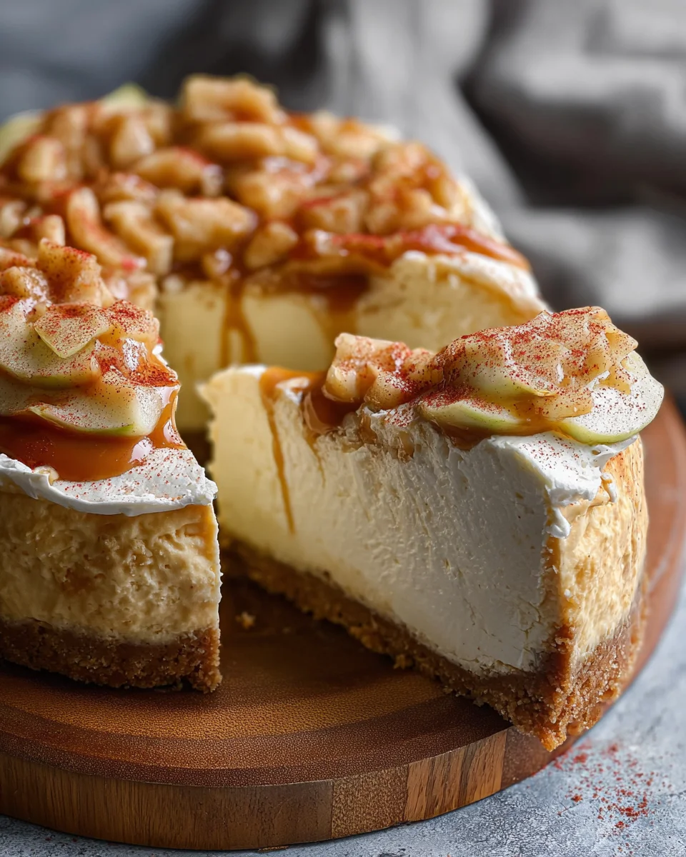 Apple Cider Cheesecake
