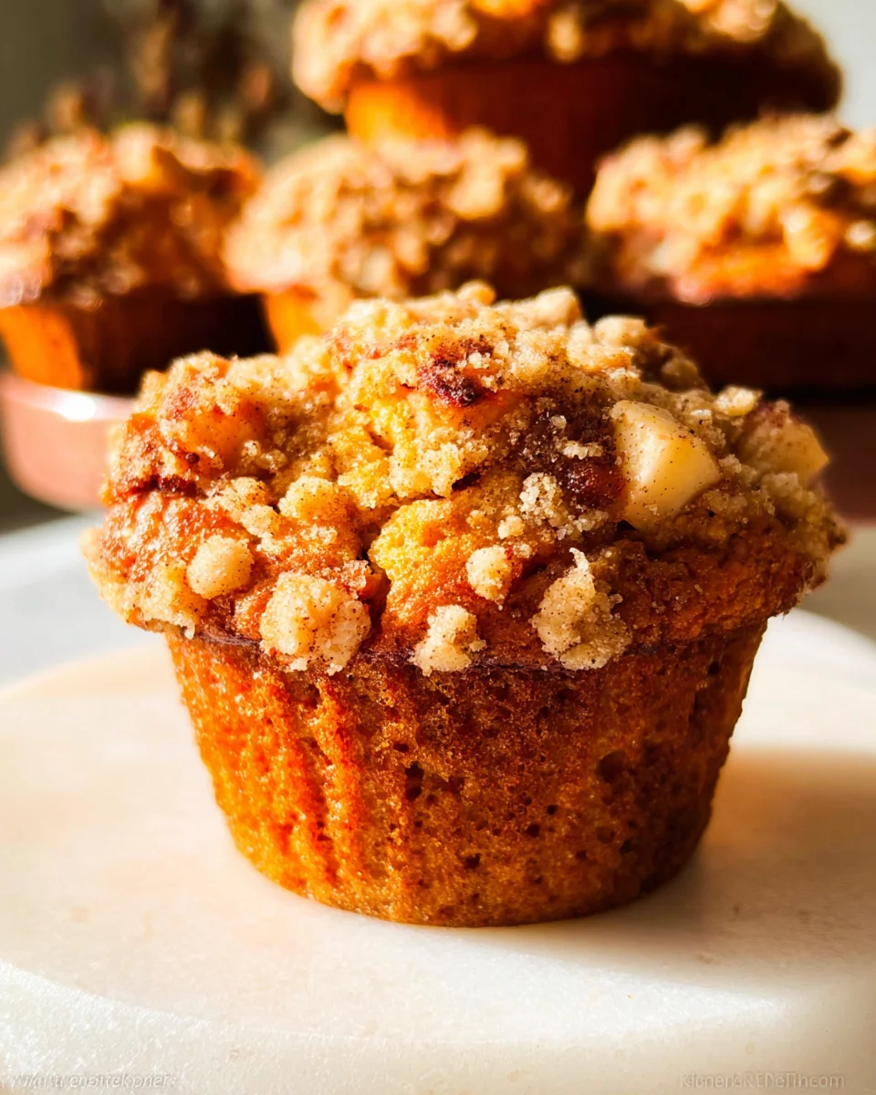 Apple Pumpkin Streusel Muffins Small Batch