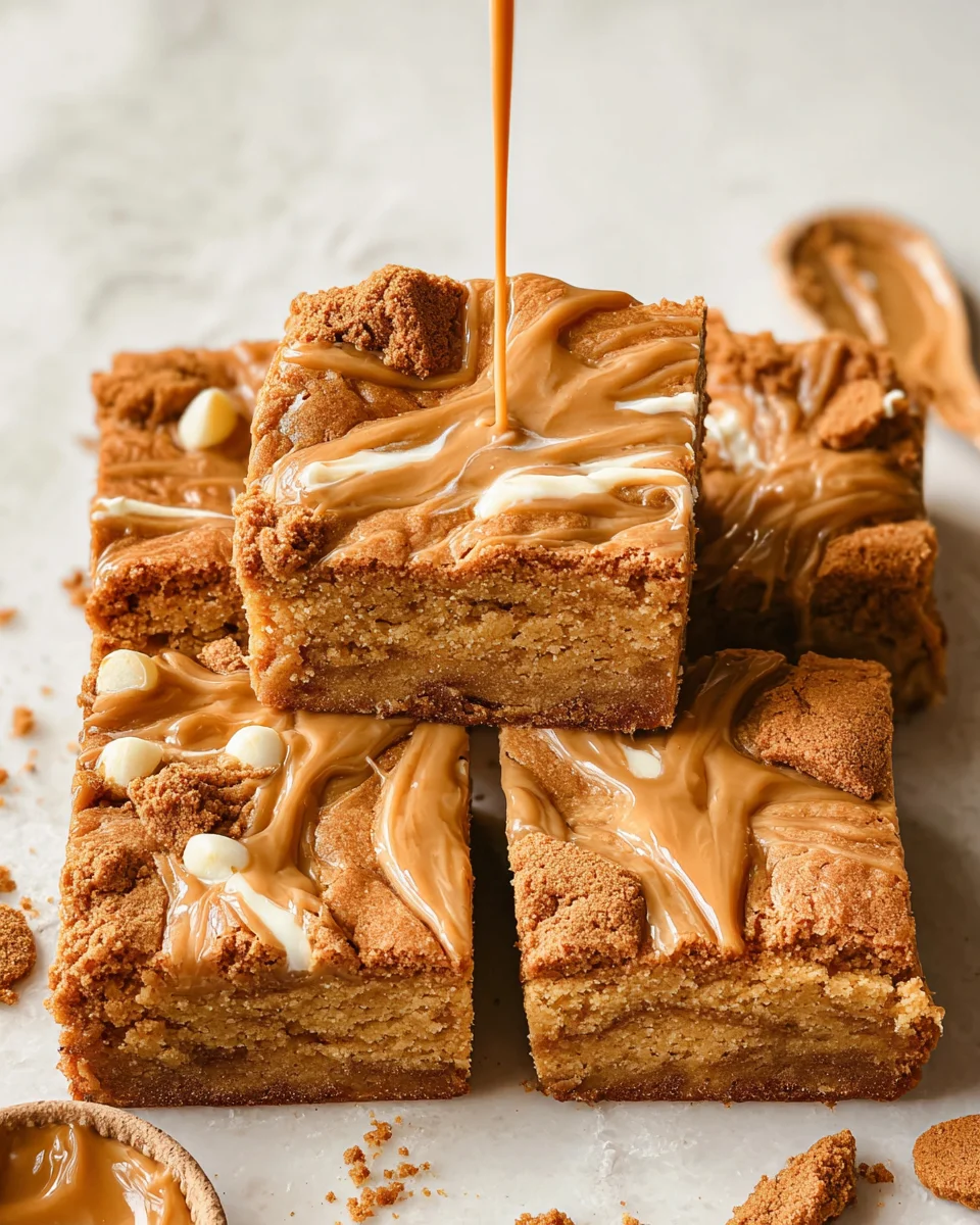 Biscoff Blondies