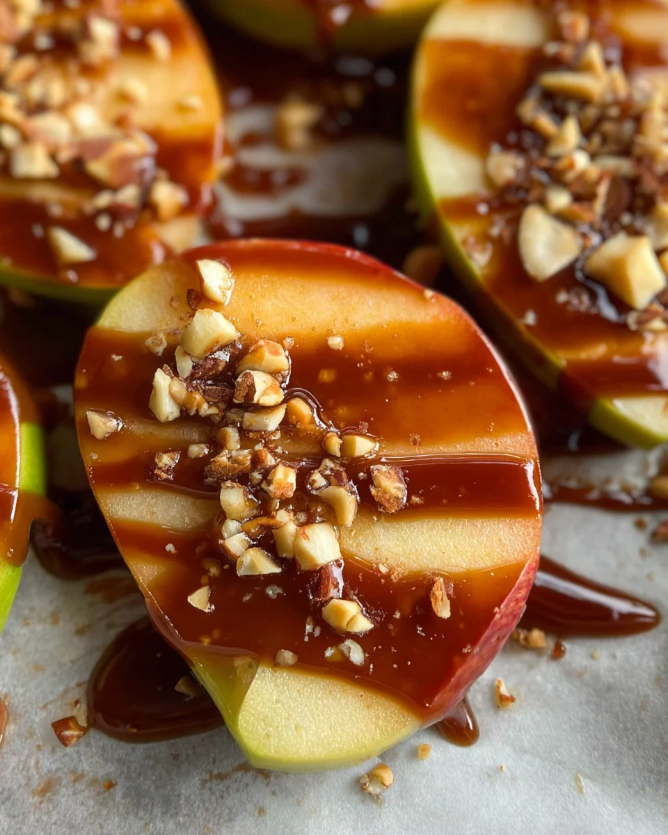 Caramel Apple Slices 21 Caramel Apple Slices