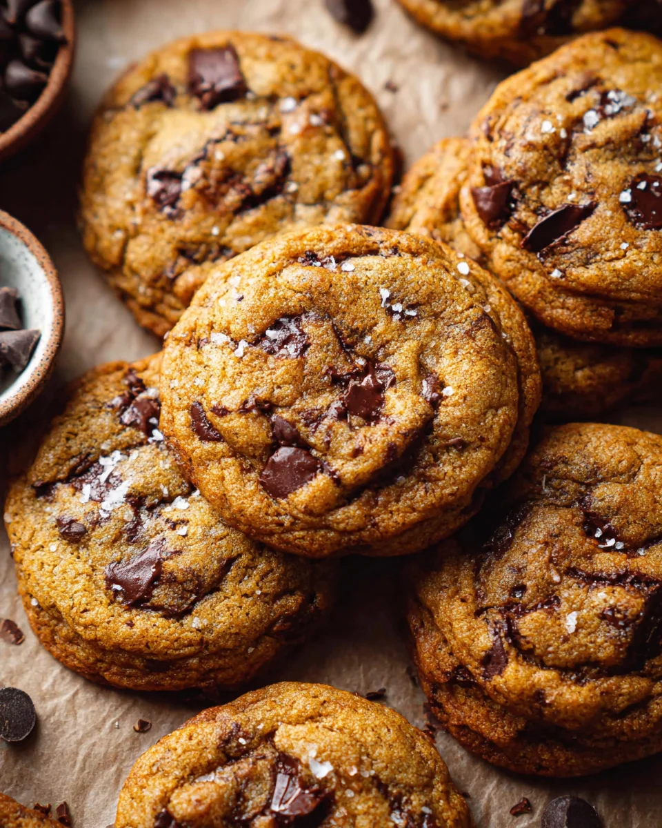 Chewy Pumpkin Chocolate Chip Cookies