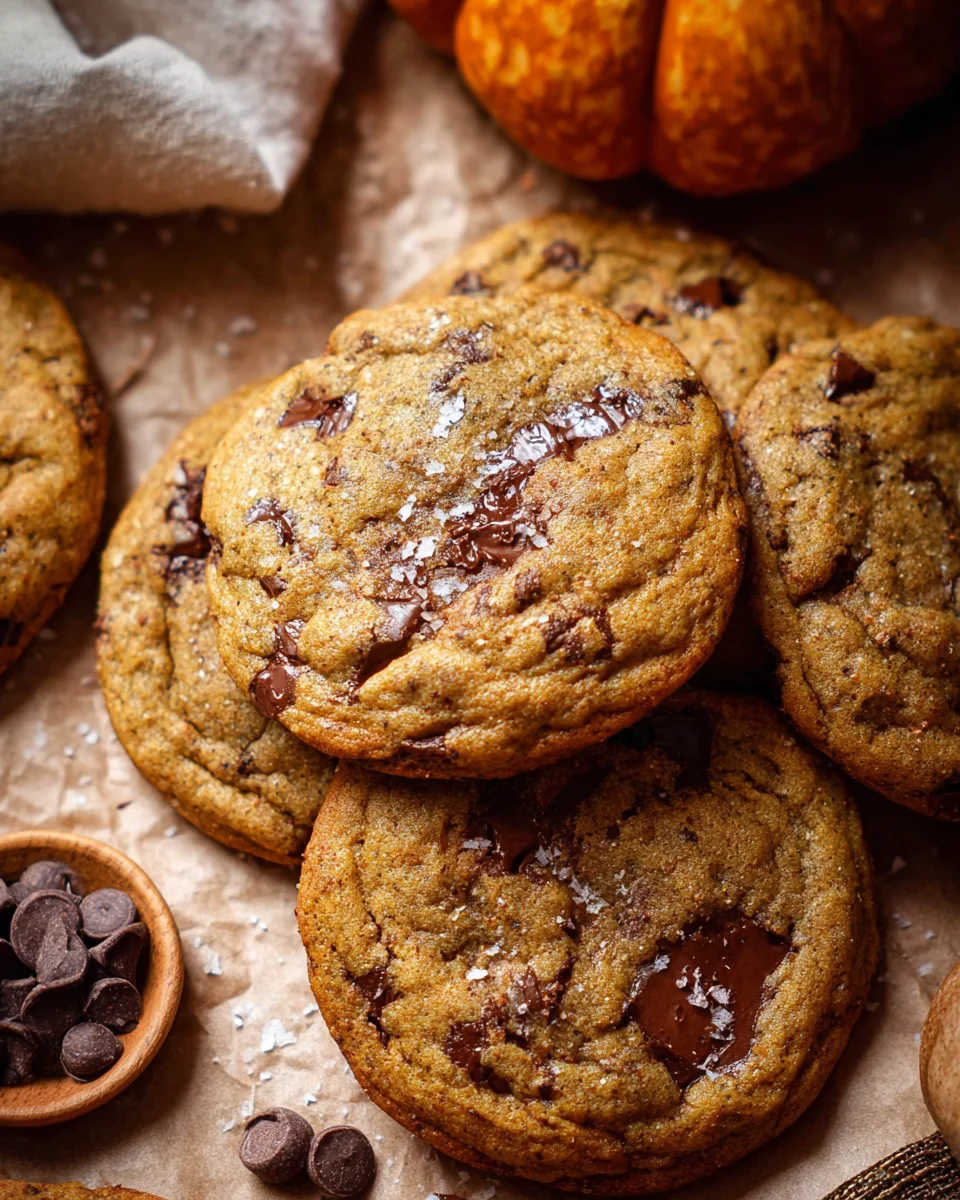 Chewy Pumpkin Chocolate Chip Cookies 23 Chewy