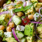 Chickpea Feta Avocado Salad 21 Chickpea Feta Avocado Salad