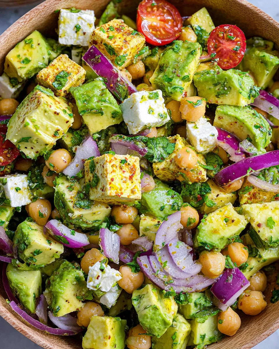 Chickpea Feta Avocado Salad 20 Chickpea