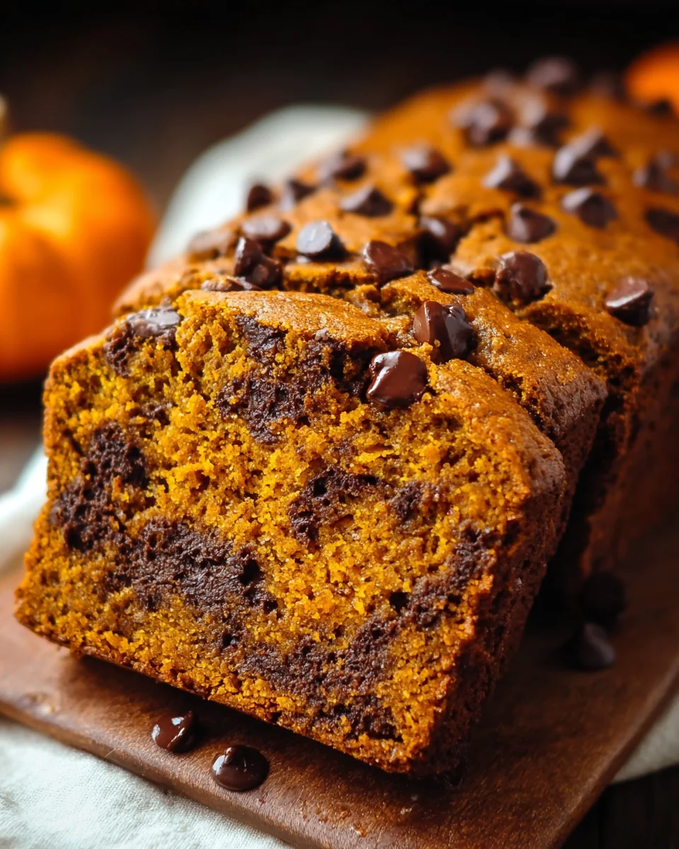 Chocolate Chip Pumpkin Bread
