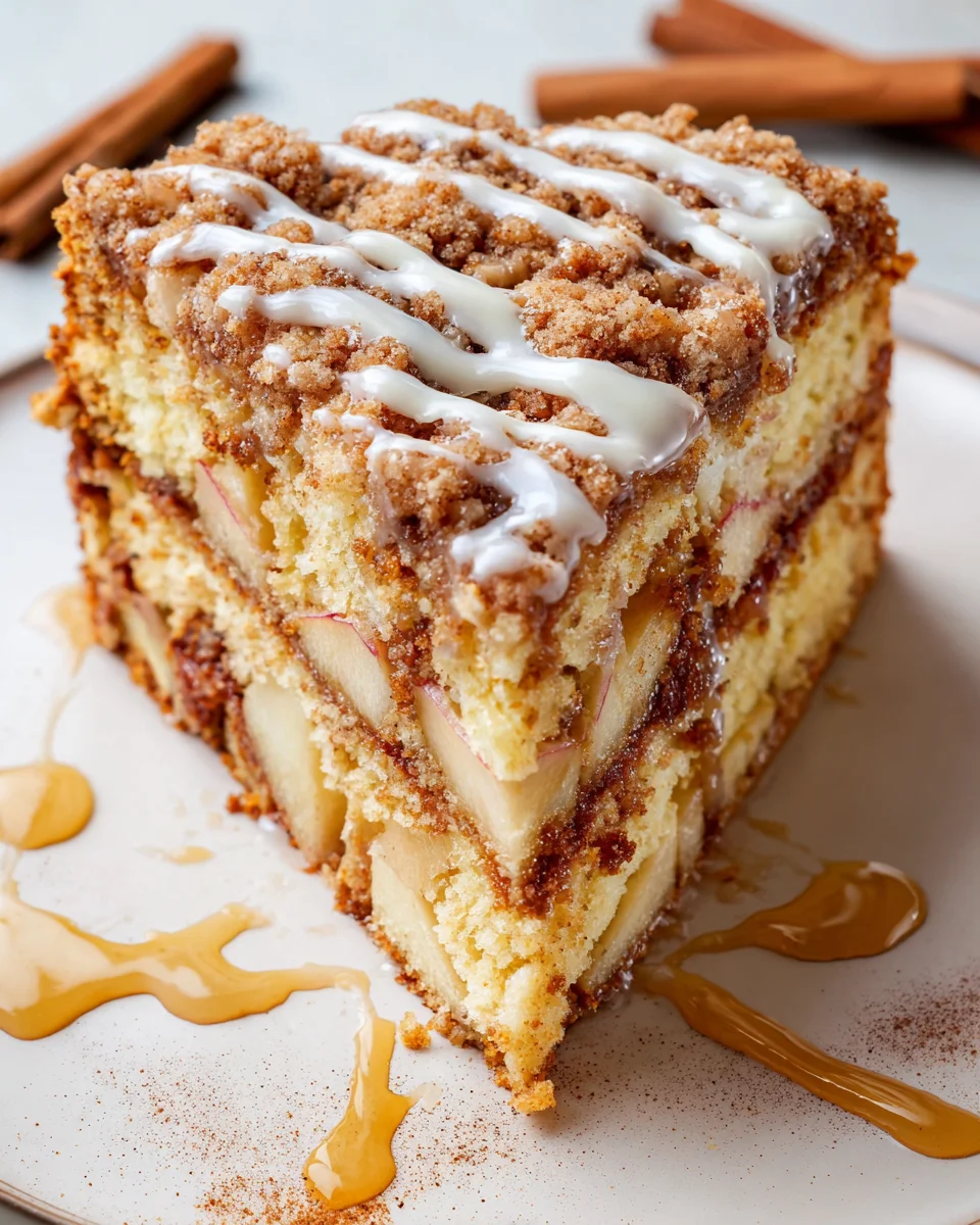 Cinnamon Apple Crumb Cake
