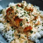 Creamy Smothered Chicken and Rice