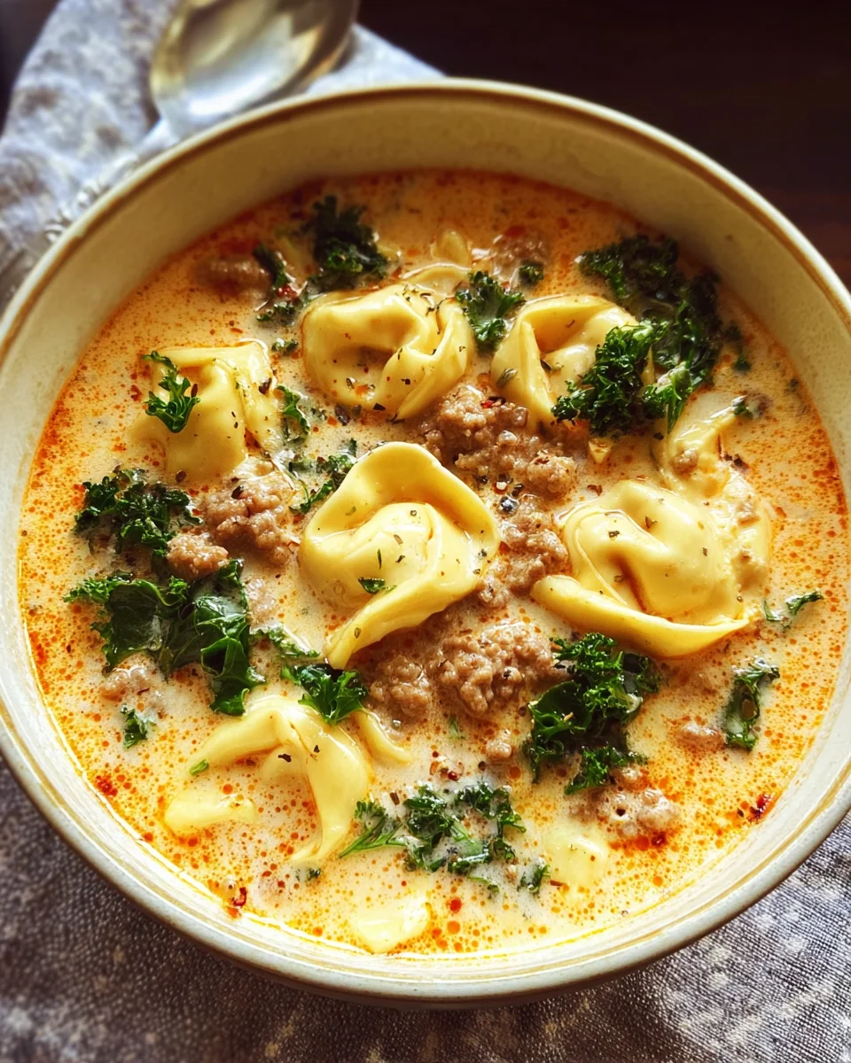 Creamy Tortellini Soup