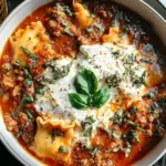 Crockpot Lasagna Soup