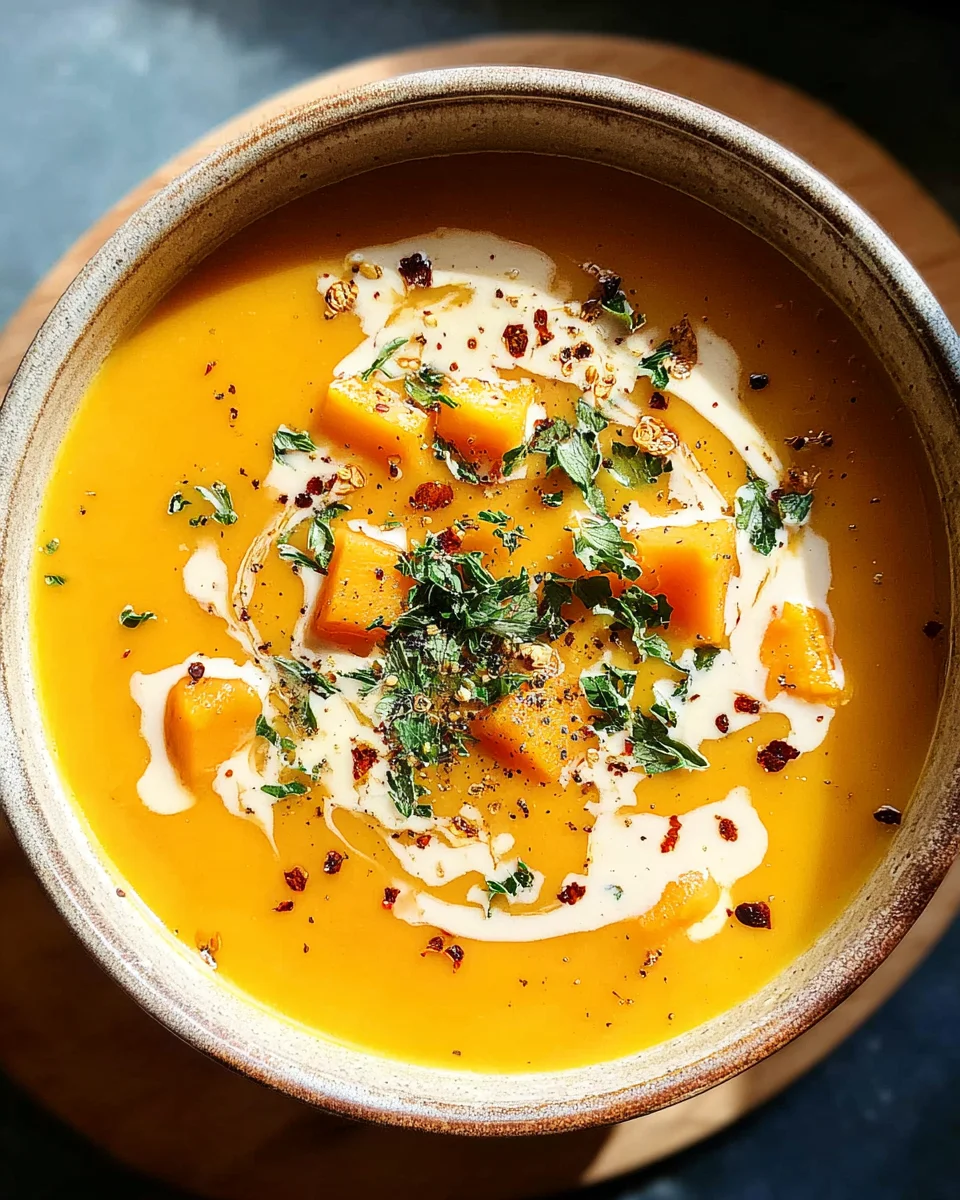 Easy Butternut Squash and Sweet Potato Soup 23 Easy