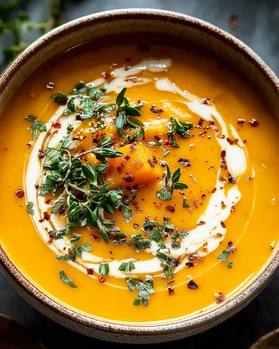 Easy Butternut Squash and Sweet Potato Soup 24 Easy