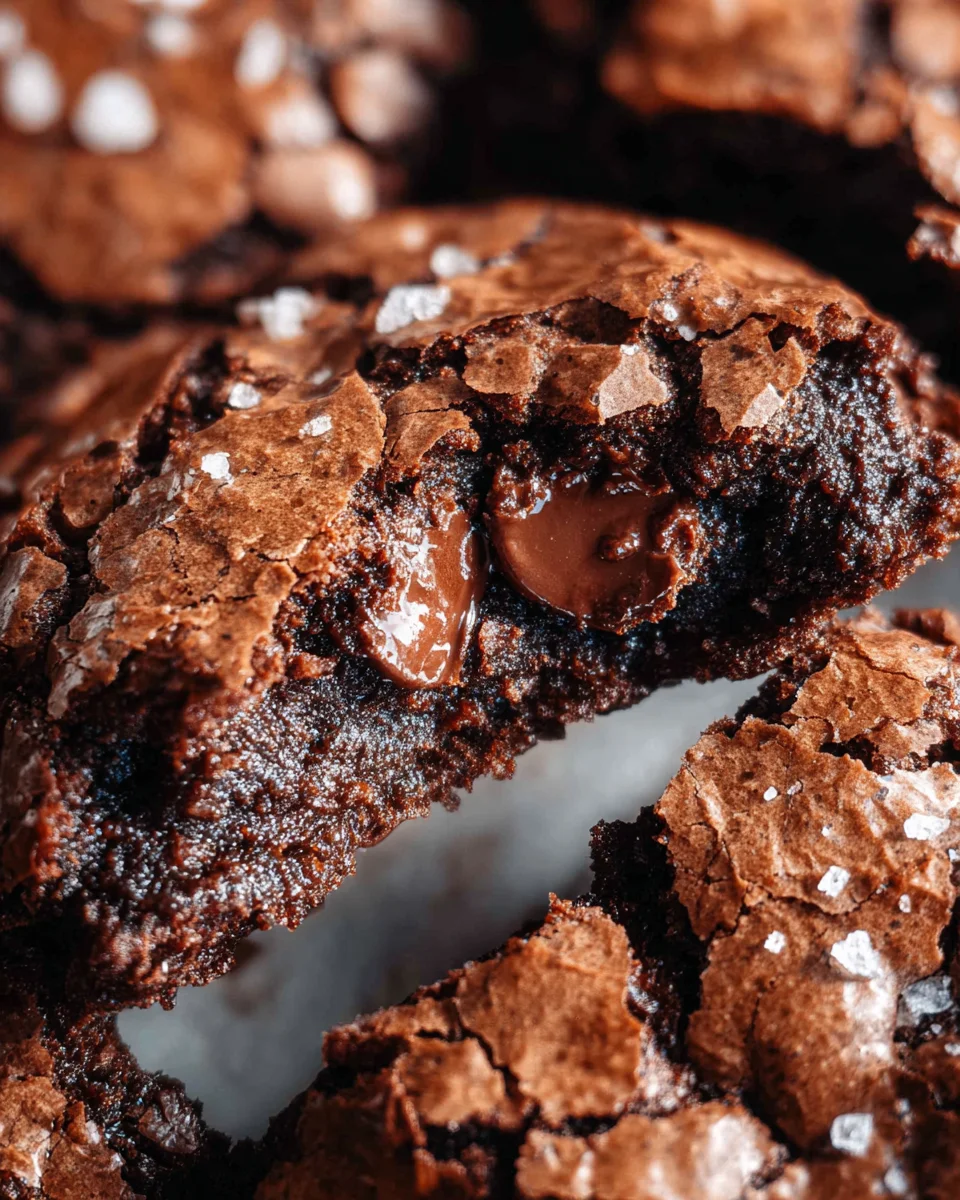 Fudgy Chewy Browkies (Brookies) 24 Fudgy